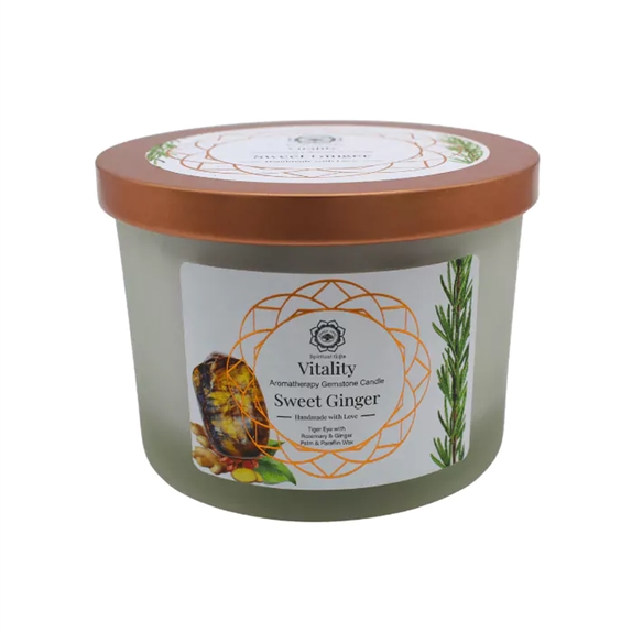 Bougie Litho Green Tree Vitalité - Gingembre - 256 grs 4