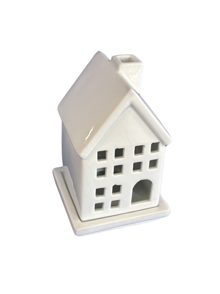 Porte-encens en céramique Maison 4