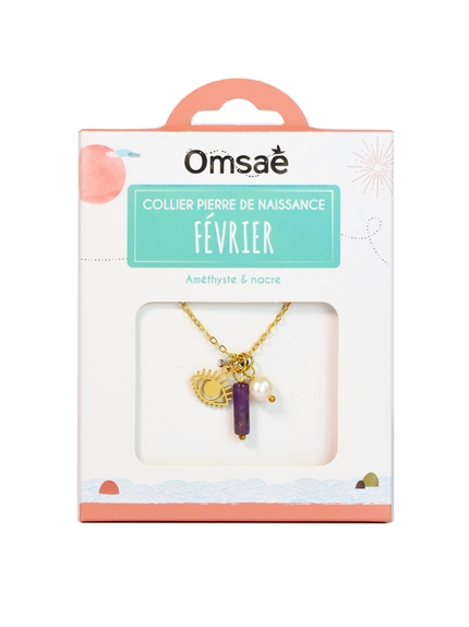 Collier Pierre de Naissance Février 3