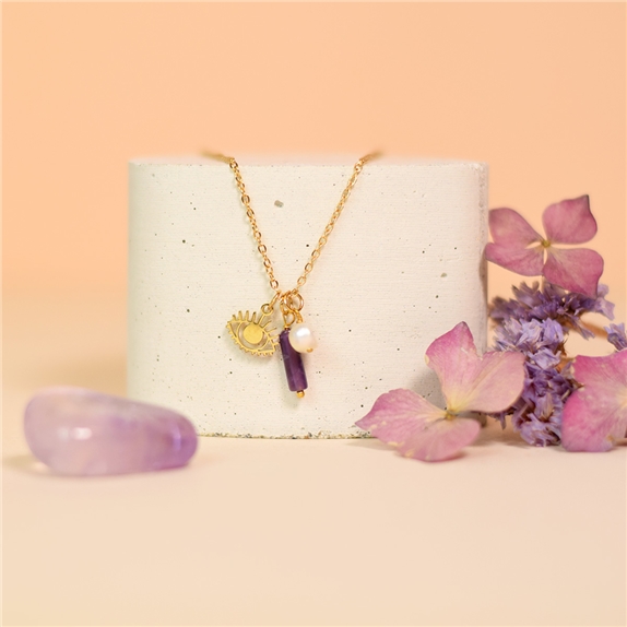 Collier Pierre de Naissance Février 5