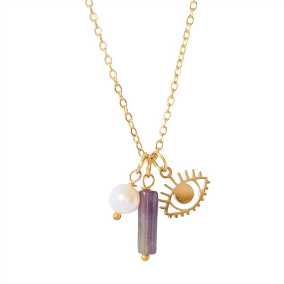 Collier Pierre de Naissance Février 6