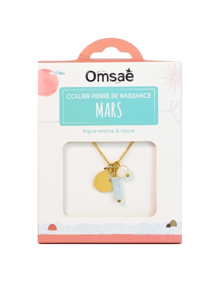Collier Pierre de Naissance Mars 3