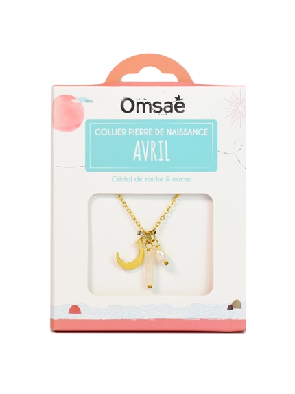 Collier Pierre de Naissance Avril 3