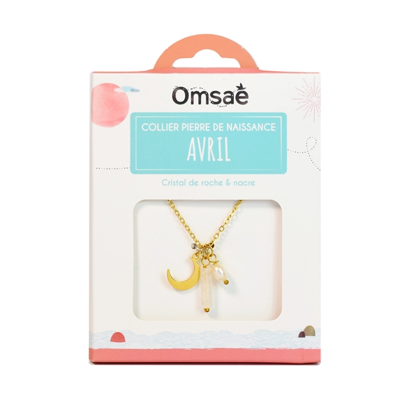 Collier Pierre de Naissance Avril 7