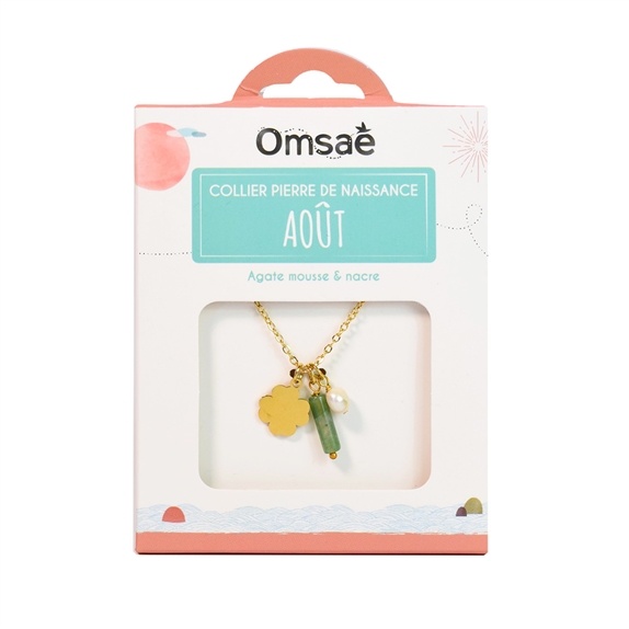 Collier Pierre de Naissance Août 7