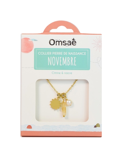 Collier Pierre de Naissance Novembre 3