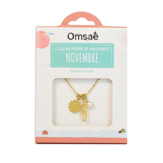 Collier Pierre de Naissance Novembre 7