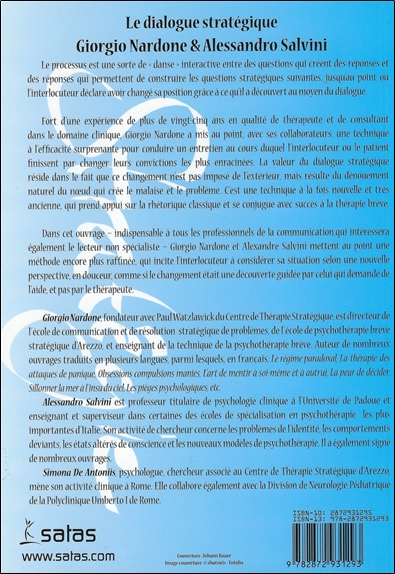Le dialogue stratégique - Communiquer en persuadant : techniques avancées de changement 2
