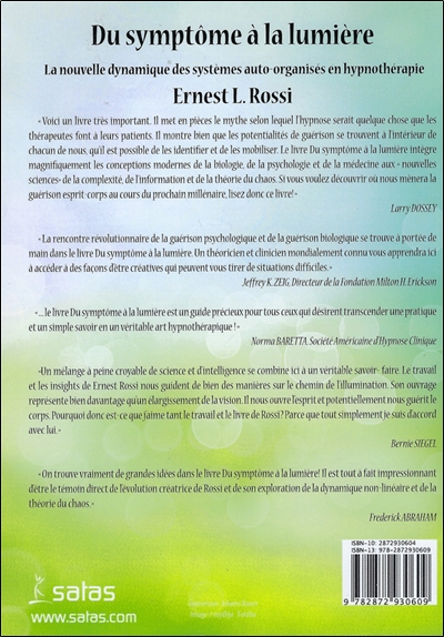 Du symptôme à la lumière - La nouvelle dynamique des systèmes auto-organisés en hypnothérapie 2