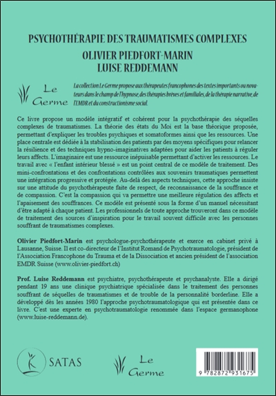 Psychothérapie des traumatismes complexes - Une approche intégrative basée sur la théorie des états du Moi et des techniques hypno-imaginatives 2