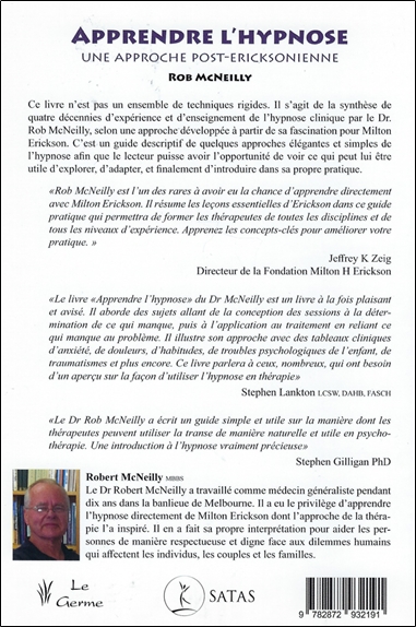 Apprendre l'Hypnose - Une approche post-ericksonienne 2