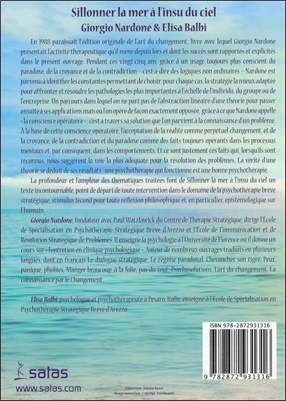 Sillonner la mer à l'insu du ciel - Leçons sur le changement thérapeutique et les logiques non ordinaires 2