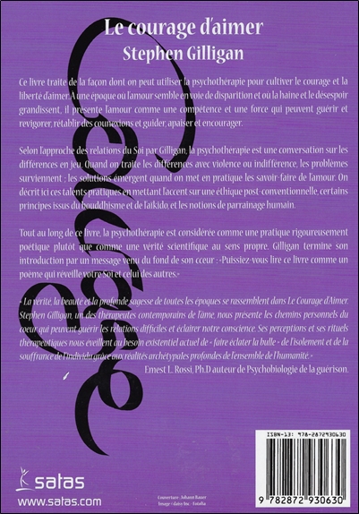 Le courage d'aimer - Principes et mise en pratique de la thérapie des relations du soi 2