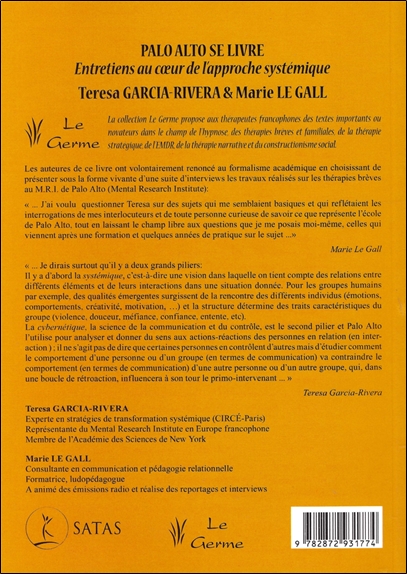 Palo Alto se livre - Entretiens au coeur de l'approche systémique 2
