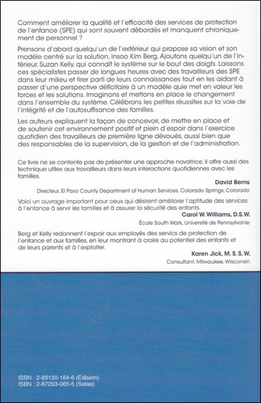 Des solutions à inventer dans les services à l'enfance 2