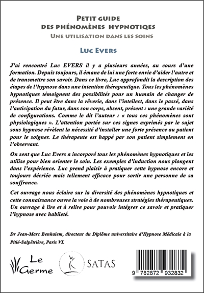 Petit guide des phénomènes hypnotiques - Une utilisation dans les soins 2