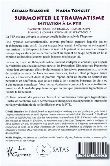 Surmonter le traumatisme - Initiation à la PTR - Psychothérapie du trauma réassociative 2