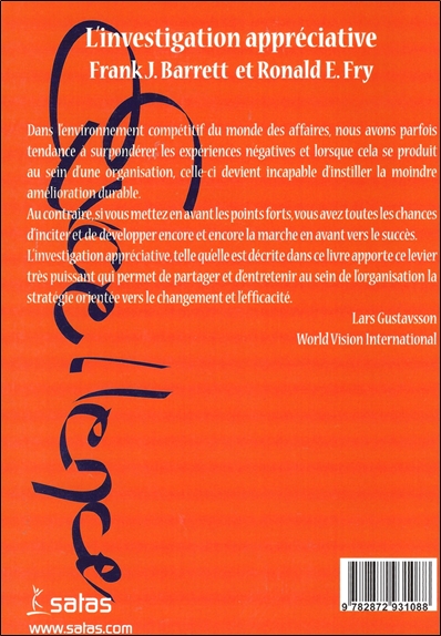 L'investigation appréciative - Créer l'excellence par la coopération 2