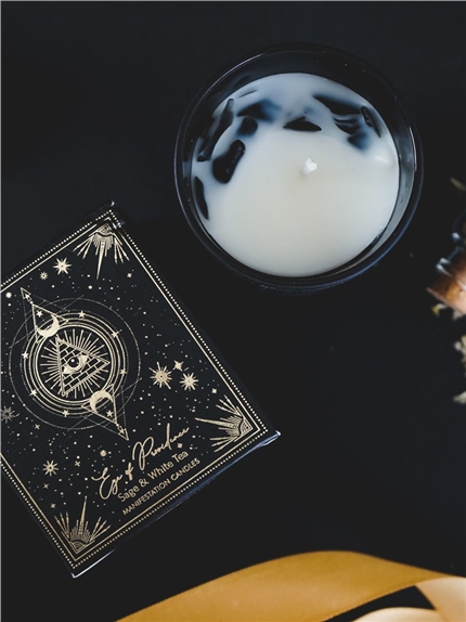 Bougie parfumée Esotéric Eye of Providence - Sauge et Thé Blanc 120 grs 2