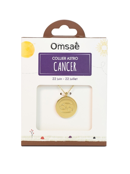 Collier Signe astrologique Cancer 6