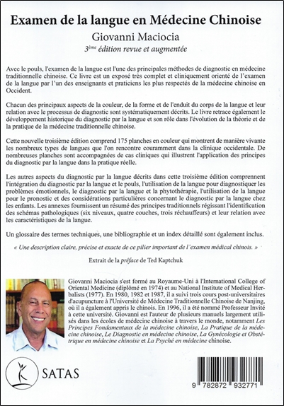 L'examen de la langue en médecine chinoise (3ème éd.) 2