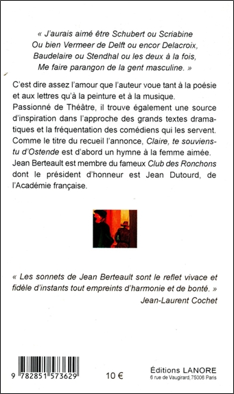 Claire te souviens-tu d'Ostende - Alchimies poétiques 2