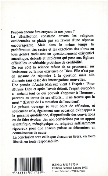L'Homme - Hasard, déterminisme ou finalité ? 2