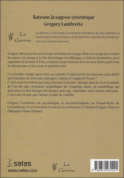 Bateson, la sagesse systémique 2