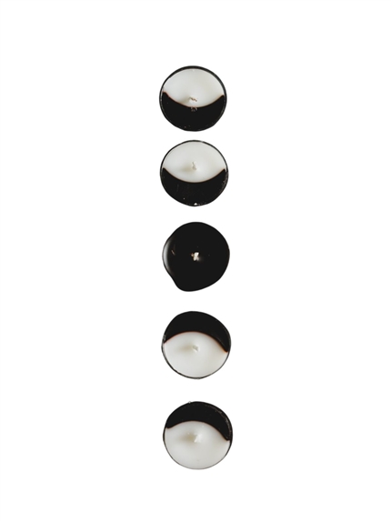 Lot de 5 Bougies chauffe plat Phases de la Lune 4