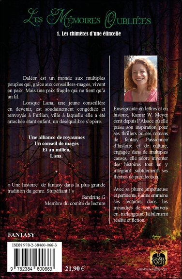 Les Mémoires Oubliées Tome 1 - Les chimères d'une étincelle 2