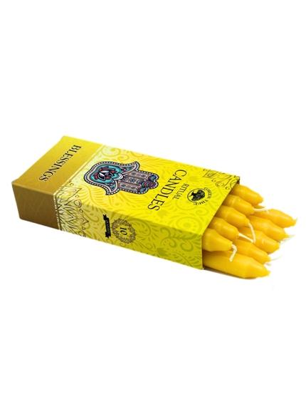Bougies à rituel - Bénédiction - Jaunes 3