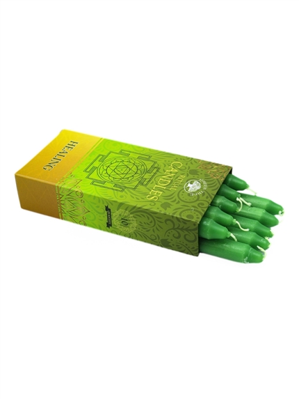 Bougies à rituel - Guérison - Vertes 3