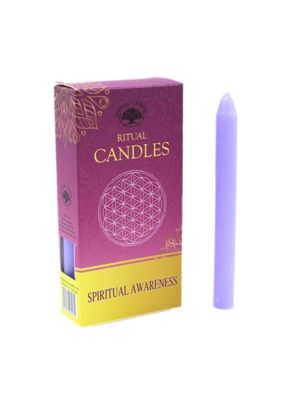 Bougies à rituel - Conscience spirituel - Lilas 2