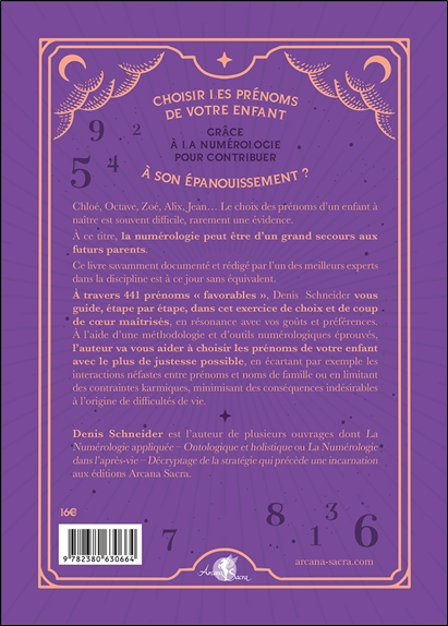 Les prénoms de votre enfant grâce à la numérologie 2