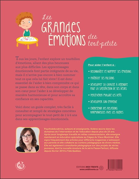 Les grandes émotions des tout-petits - Comprendre et soutenir les apprentissages émotionnels chez les 2 à 6 ans 2