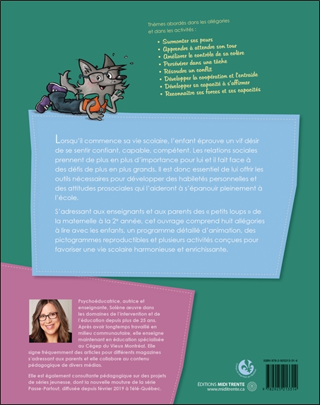 Petit Loup se sent bien à l'école - Recueil d'allégories et guide d'acompagnement pour favoriser une vie scolaire harmonieuse 2