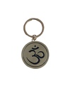 Porte-clef métal doré Om 2