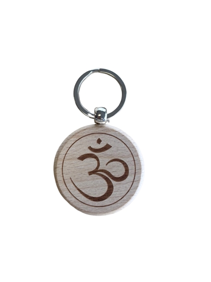 Porte-clef bois Om 2