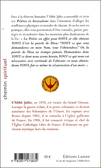 Prières et Invocations pour l'obtention des grâces et des guérisons suivies des Sept oraisons mystérieuses 2