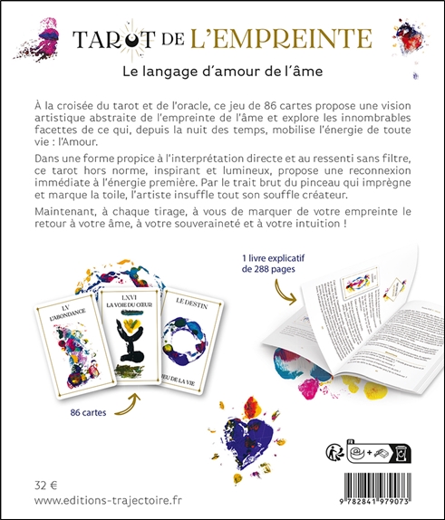 Tarot de l'empreinte - 86 cartes et 1 livre - Coffret 2