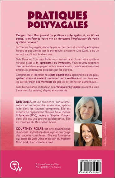 Mon journal de pratiques polyvagales - 84 exercices et réflexions guidées pour apprivoiser son système nerveux 2