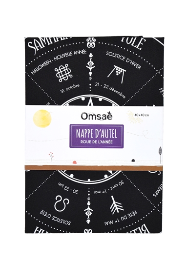 Nappe d'autel Roue de l'année Wicca 2