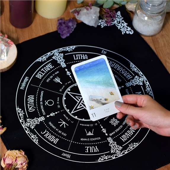 Nappe d'autel Roue de l'année Wicca 3
