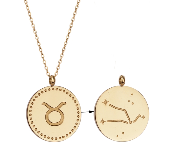Collier Signe astrologique Taureau 1
