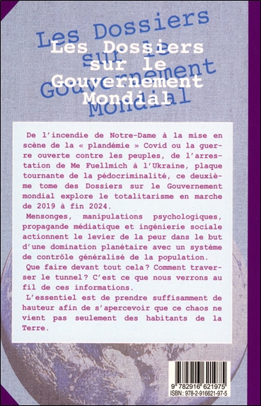 Les Dossiers sur le Gouvernement Mondial Tome 2 - Mensonges - Manipulations 2