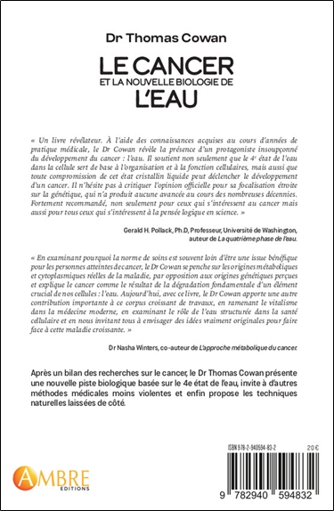 Le cancer et la nouvelle biologie de l'eau 2
