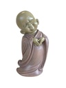 Statuette Moine Souriant 16,7 cm en Résine - Rouge 2