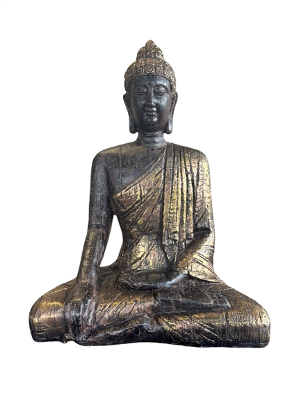 Statuette Bouddha Assis 29,5 cm en Résine 2