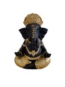 Statuette Ganesh Méditatif 17,5 cm en Résine - Doré 2