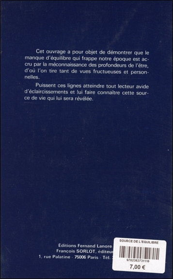 La source de l'équilibre humain 2
